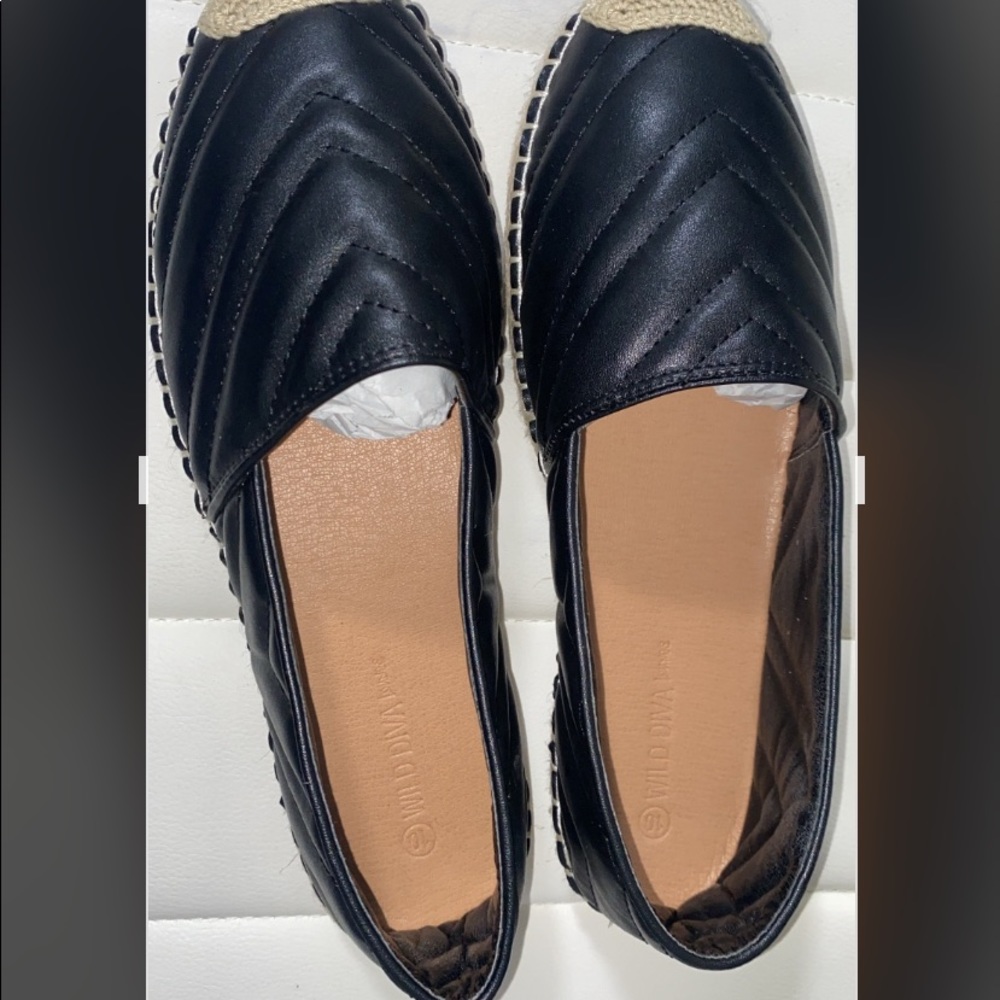 Black espadrilles